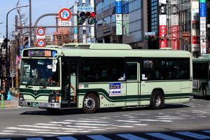 京都市バス いすゞエルガ QKG-LV234L3 3029号車 206系統 京都駅前にて