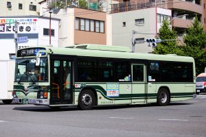 京都市バス いすゞQKG-LV234N3 3040号車 50系統 堀川丸太町にて