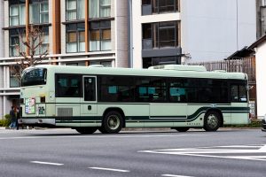 京都市バス いすゞPJ-LV234N1 1170号車 93系統 四条堀川にて