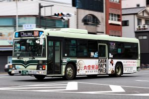 京都市バス いすゞPJ-LV234N1 1230号車 207系統 四条堀川にて