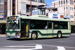 京都市バス いすゞエルガType-B KL-LV834L1 684号車 205系統 烏丸北大路にて
