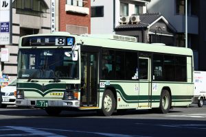 京都市バス いすゞエルガType-B KL-LV834L1 719号車 8系統 四条堀川にて