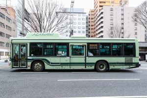 京都市バス 日野 BJG-HU8JMFP 2272号車 59系統 御池笹屋町にて