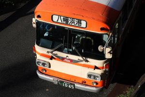 伊予鉄南予バス 日野K-RL321 1065号車 前面上から