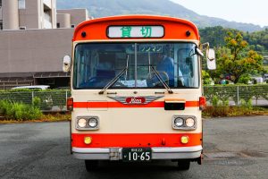 伊予鉄南予バス 日野K-RL321 1065号車 前面