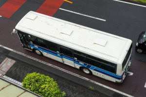 宮崎交通 いすゞエルガミオ (KK-LR333J1) 383号車 屋根