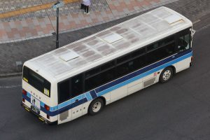 宮崎交通 いすゞエルガミオ (KK-LR333J1) 381号車 屋根