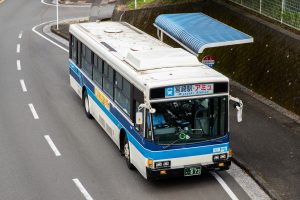 宮崎交通 キュービック(P-LV214M) 873号車 屋根