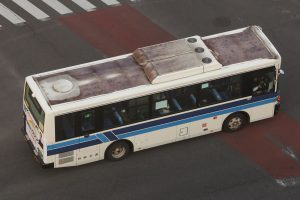 宮崎交通 西工96MC(いすゞPA-LR234J1改) 238号車 屋根