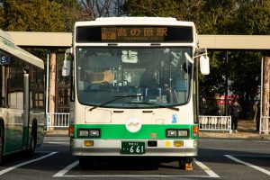 奈良交通 いすゞキュービック (KC-LV280Q) 661号車 奈良22 き 661