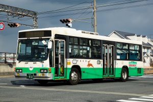 奈良交通 いすゞキュービック (KC-LV280Q) 661号車 奈良22 き 661