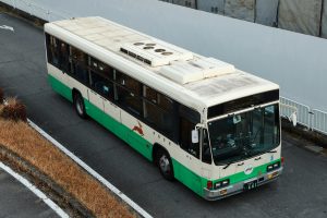 奈良交通 いすゞキュービック (KC-LV280Q) 661号車 奈良22 き 661