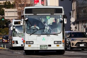 鹿児島交通 キュービックツーステップ(KC-LV280N･元神戸市バス) 鹿児島200 か 1647