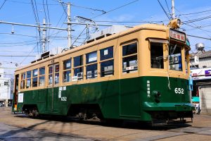 広島電鉄650形 652号車 千田車庫にて※許可を得て撮影 2015年8月撮影。