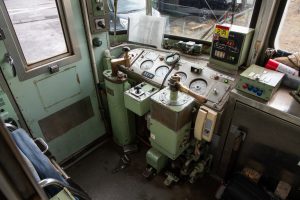 一畑電鉄5000系 5010編成 5010号車 運転台(2025年1月撮影)