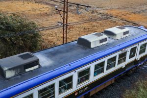 一畑電鉄5000系 5010編成 (2025年1月撮影) 屋根上