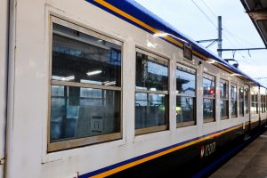 一畑電鉄5000系 5010編成 (2025年1月撮影) 側面窓
