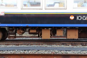 一畑電鉄5000系 5110編成 5110号車(2025年1月撮影) 床下機器