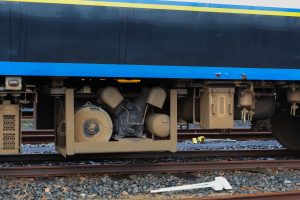 一畑電鉄5000系 5010編成 5010号車(2025年1月撮影) 床下機器