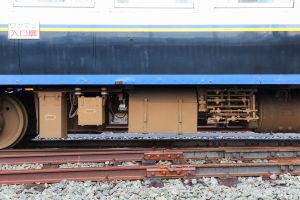 一畑電鉄5000系 5110編成 5110号車(2025年1月撮影) 床下機器