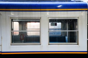 一畑電鉄5000系 5010編成 (2025年1月撮影) 側面窓