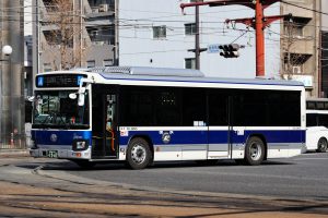 鹿児島市交通局 いすゞエルガ (2RG-LV290N4･鹿児島230 あ 1947･社番531-24615)。2025年1月撮影。
