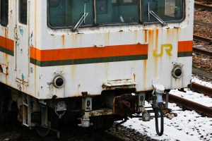 JR東海 103系東海色 クモハ103-18 保存車 美濃太田にて 2013年2月