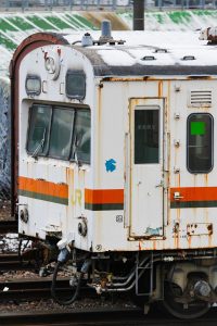 JR東海 103系東海色 クモハ103-18 保存車 美濃太田にて 2013年2月