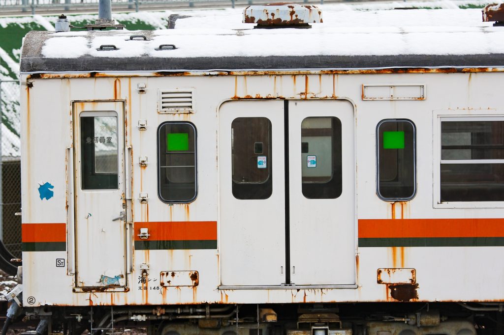 JR東海 103系東海色 クモハ103-18 保存車 美濃太田にて 2013年2月