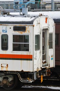 JR東海 103系東海色 クモハ103-18 保存車 美濃太田にて 2013年2月