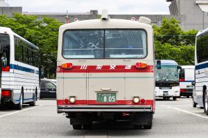 山梨交通 いすゞK-CCM410･C486号車 (2025年6月撮影)