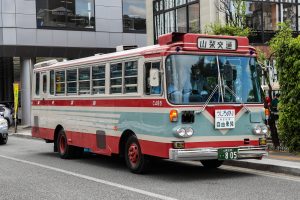 山梨交通 いすゞK-CCM410･C486号車 (2025年6月撮影)