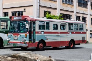 山梨交通 いすゞK-CCM410･C486号車 (2025年6月撮影)