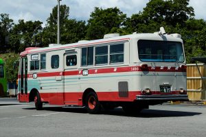 山梨交通 いすゞK-CCM410･C486号車 (2025年6月撮影)