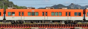 阪神8000系 8219F 8019号車の側面 (タイプⅢ) 2020年10月撮影
