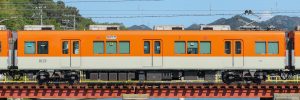 阪神8000系 8229F 8129号車の側面 (タイプⅢ) 2020年10月撮影