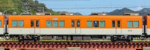 阪神8000系 8229F 8030号車の側面 (タイプⅢ) 2020年10月撮影