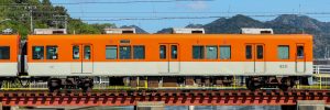 阪神8000系 8231F 8231号車の側面 (タイプⅢ) 2020年10月撮影