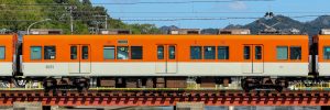 阪神8000系 8231F 8031号車の側面 (タイプⅢ) 2020年10月撮影