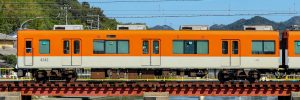 阪神8000系 8241F 8242号車の側面 (タイプⅣ) 2020年10月撮影