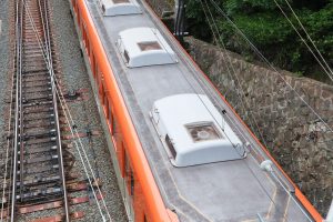 阪神電鉄8000系 8523F 屋根（2025年5月撮影）