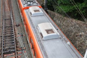 阪神電鉄8000系 8523F 屋根（2025年5月撮影）