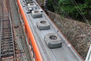阪神電鉄8000系 8523F 屋根（2025年5月撮影）