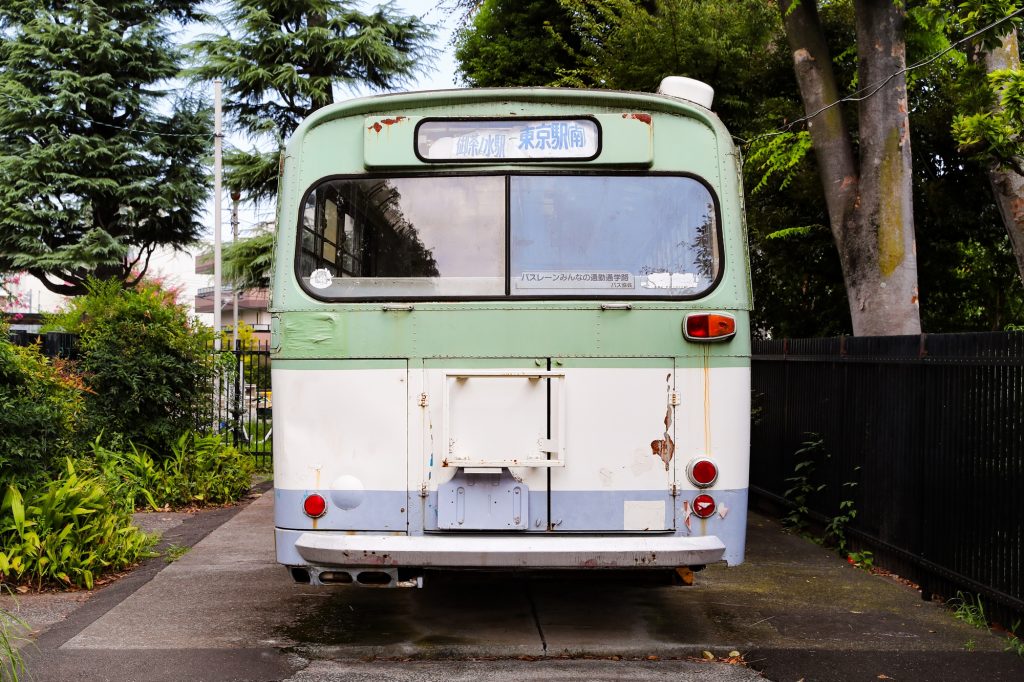 都営バスG-C457（大塚）。板橋交通公園で保存展示中のいすゞBU04系川重ボディ車。