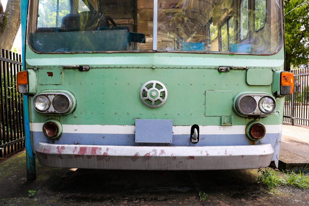 都営バスG-C457（大塚）。板橋交通公園で保存展示中のいすゞBU04系川重ボディ車。