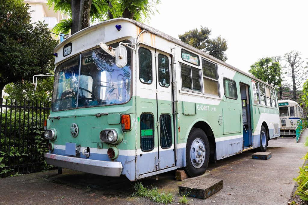 都営バスG-C457（大塚）。板橋交通公園で保存展示中のいすゞBU04系川重ボディ車。