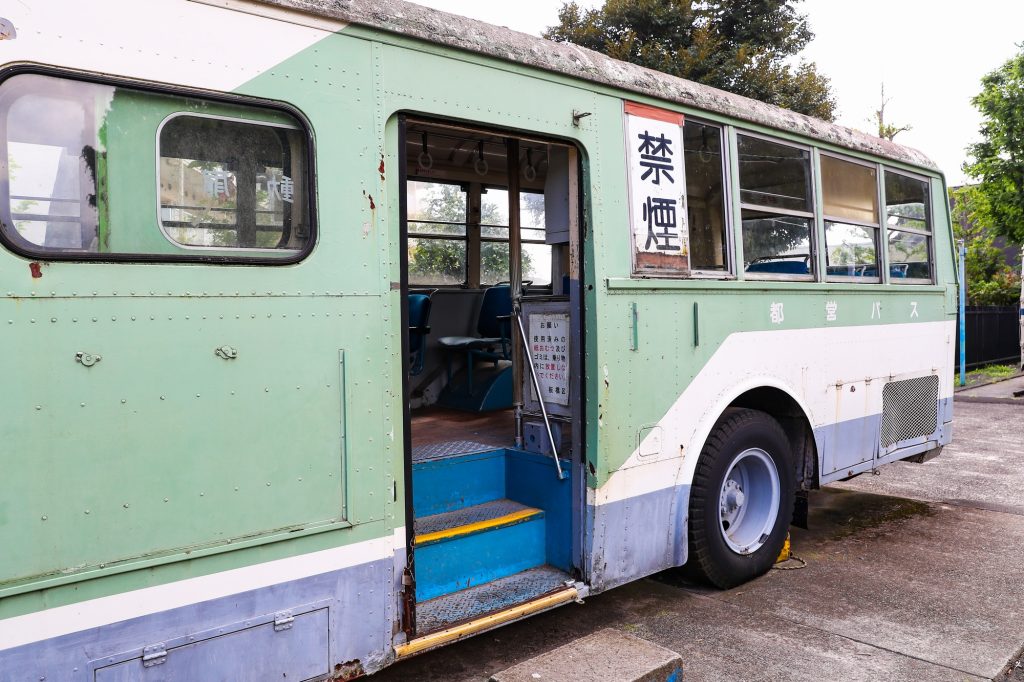 都営バスG-C457（大塚）。板橋交通公園で保存展示中のいすゞBU04系川重ボディ車。