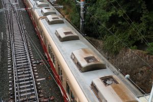 阪神電鉄8000系 8213F 屋根（2025年10月撮影）