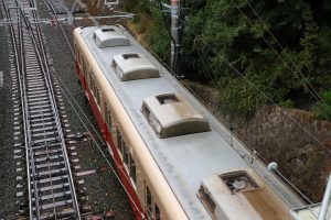 阪神電鉄8000系 8213F 屋根（2025年10月撮影）