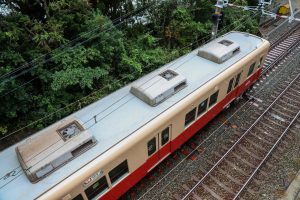 阪神電鉄8000系 8225F 屋根（2025年10月撮影）